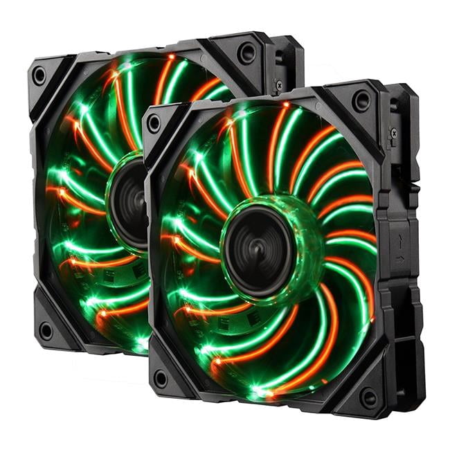 Dfv Fans D.F.Vegas Duo 120 mm. Dust Free Rotation Technology LED High ...