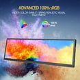 thumbnail image 5 of LESOWN 120Hz 12.7-inch Additional Strip LCD Monitor USB-C HDMI 100%sRGB 2880x864 IPS DIY Strip PC Case Assist Monitor for Raspberry Pi PC, 5 of 12