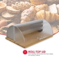 thumbnail image 3 of Home Basics BB00730 Bread Box Acrylic&Wood, 3 of 7