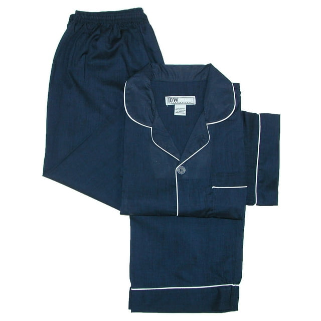 Ten West Apparel Ensemble de Pyjama Uni à Manches Courtes et Jambes Longues (Hommes)