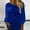 Blue, variant on Women's New Casual Crew Neck Long Sleeve Sleeve Sleeve Loose Sequin Blouse Shirt Womens Elbow Sleeve Tee Mint Shirt Tee for Women Women Button up Shirt Super Tight Sleeve Long Sleeve Summer Shirt