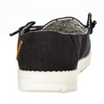 thumbnail image 4 of Hey Dude Girl's Wendy Youth Loafers Linen Black, 4 of 5