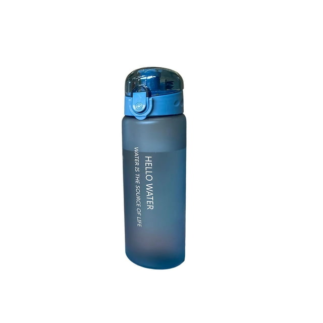 Bewildely PC Plástico 780ml Botella de batido de proteína de agua Senderismo Hervidor deportivo portátil Hotel Gimnasio Bebida Bebida Contenedor de Mostrada Azul Bewildely HA010304-02