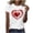 Pink, variant on Love T Shirts for Women Casual Valentine's Day Girl Friend Gift Blouses Cute Love Heart Graphic Printed Tees Short Sleeve Round Neck Shirt Top