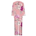 thumbnail image 4 of SnZhen Two Piece Sets for Women Women's Casual Printed Long Sleeved Round Neck Top With Pants Set, 4 of 5