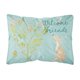 thumbnail image 1 of "Treasures BB7591PW1216 Welcome Friends Brindle Greyhound Outdoor Canvas Pillow, Multicolor" Caroline's Treasures BB7591PW1216, 1 of 1