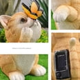 thumbnail image 2 of Solar Cat Butterfly Statue Cute Small Animal Decoration Outdoor Garden Ornament Decor Accessories Solar Butterfly Light Figurines For Home Office Patio Yard Lawn, 2 of 9