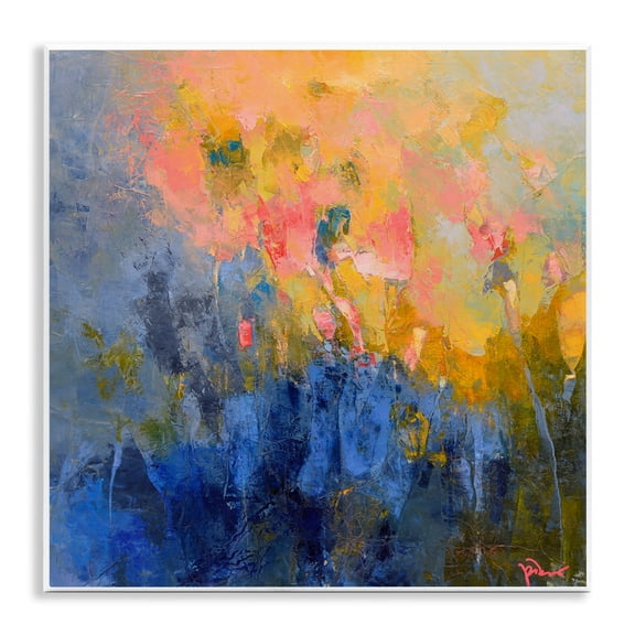 Stupell Industries Modern Radiant Abstract Impression Wall Plaque Art, 12 x 12, by Patrick Dennis