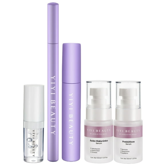 Set de Maquillaje y cuidado de la piel Yiyi Beauty Rosewood labios, pestañas y rosto