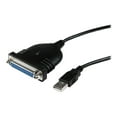thumbnail image 1 of StarTech.com 6 ft / 2m USB to DB25 Parallel Printer Adapter Cable - 2 Meter USB to IEEE-1284 Printer Cable - USB A to DB25 M/F (ICUSB1284D25) - Parallel adapter - USB 2.0 - IEEE 1284, 1 of 4