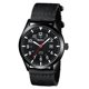 thumbnail image 1 of Relojes para hombres Relojes militares para hombres Reloj militar analógico de cuarzo Relojes de pulsera impermeables para hombres Fecha (carcasa negra, esfera negra, correa de nailon negra) oso de fresa Electrónica, 1 of 5