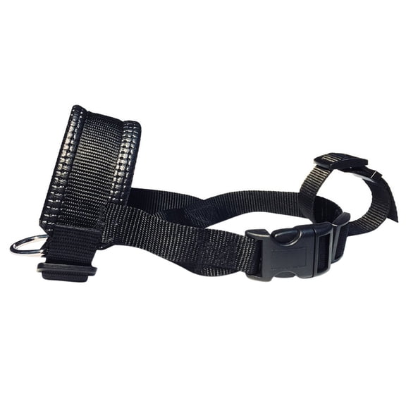 Dog Muzzle Anti Biting Barking Chewing with Adjustable Loop,Black,S-XXL