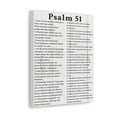 thumbnail image 2 of Scripture Walls Psalm 51 German Wood Bible Chapter Canvas Christian Wall Art Ready to Hang Unframed, 2 of 19