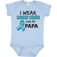 thumbnail image 3 of Inktastic I Wear Light Blue for My Papa Boys or Girls Baby Bodysuit, 3 of 5