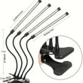 thumbnail image 4 of 80 LED Indoor Plant Grow Light with Full & Red Blue Yellow Spectrum, 3/6/12H Timer, 5-Level Dimmable, Adjustable Gooseneck, 4 Clip-On Heads for Indoor Gardening, 4 of 8