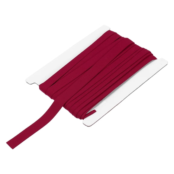 Uxcell 0.39 Inch Double Fold Bias Tape Dark Red 6 Yards