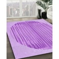 thumbnail image 3 of Ahgly Company Machine Washable Indoor Rectangle Transitional Pastel Purple Pink Area Rugs, 4' x 6', 3 of 7