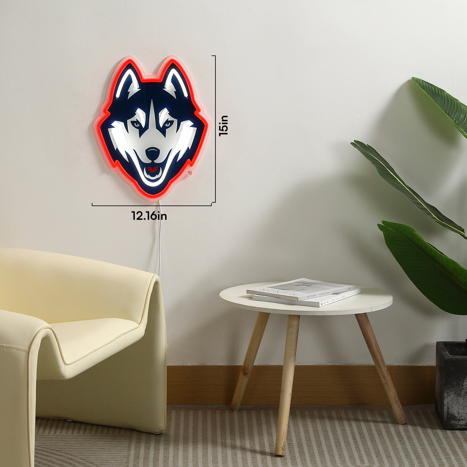 UConn Huskies LED Neon Sign