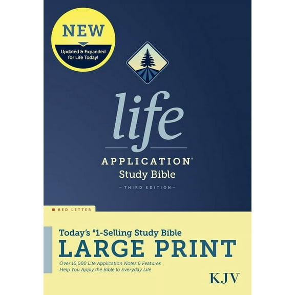 KJV Life Application Study Bible, Third Edition, Large Print (Hardcover, Red Letter), (Hardcover)