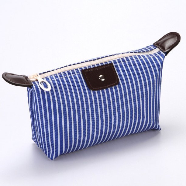 Bolsa de maquillaje con forma de bola de masa, resistente al agua, para mujer, de gran capacidad, portátil, para regalo, de colores caramelo