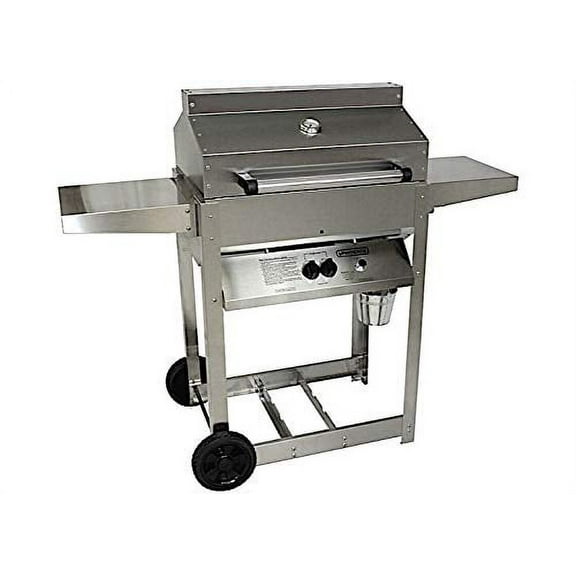 Phoenix SDRIV4LDDP Stainless Steel Riveted Grill Head on Cart - LP