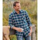thumbnail image 3 of Atlas For Men - Camisa Cuadro de Franela para Hombre (Marino), 3 of 4