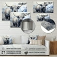 thumbnail image 4 of Designart "Pointillism Majesty of Graceful Yaks" Yaks Metal Art Print, 4 of 5