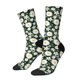 thumbnail image 1 of Balery White Daisies and Bee Calcetas Largas con Estampado para Hombre y Mujer – Suaves y Transpirables, Talla Única (US 5-11), 1 of 6