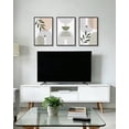 thumbnail image 7 of SHENIFY Green Botanical Boho Wall Art 16x24in3pcs Black Framed Modern Bohemian Sage Wall Decor Geometry Prints Ready to Hang, 7 of 7