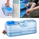 thumbnail image 3 of Cubo contenedor de agua de gran capacidad con jarra portadora de grifo para acampar al aire libre, conducir, mochilero, emergencia , 10L 40x20x18cm, 3 of 8