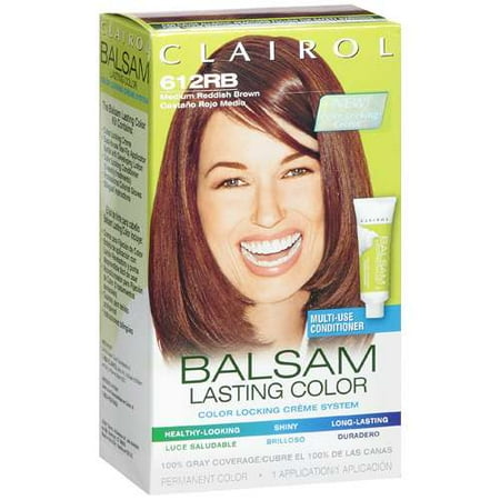 Clairol: Medium Reddish Brown Balsam Lasting Color, 1 ct