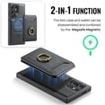 thumbnail image 5 of For Samsung Galaxy S24 Ultra Case, 2 in 1 Wallet Detachable Magnetic Back Cover with Cards Holder Bumper Compatible with Magsafe Shockproof Stand Phone Case for Samsung Galaxy S24 Ultra, Black, 5 of 10