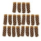 thumbnail image 1 of 20PCS Furniture Leg Cover Pad Mute Floor Protection Mat Chair Leg Protectors for Chair Table Jacquard Type 2, 1 of 5