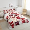 thumbnail image 3 of Manfei Happy Holiday Bedding Comforter Set,Christmas Santa Claus Twin Comforter Sets,Happy New Year Bedding Set For Girls Boys,Breathable Home Decor Reversible,2-Piece, 3 of 8