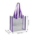 thumbnail image 3 of Stadium Approved Clear Tote Bag, Stadium Security Travel & Gym Clear Bag, for Work, School, Sports Games and Concerts,10"X 10"X 4", 3 of 3
