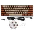 thumbnail image 3 of Teclado de teclas, teclado mecánico Teclado mecánico de color de 61 teclas Calidad de teclado de computadora en la que puede confiar, 3 of 8