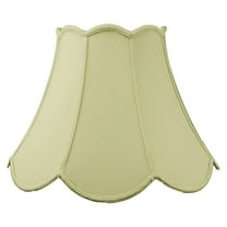 9x18x13 Scalloped Bell Lamp Shade Eggshell