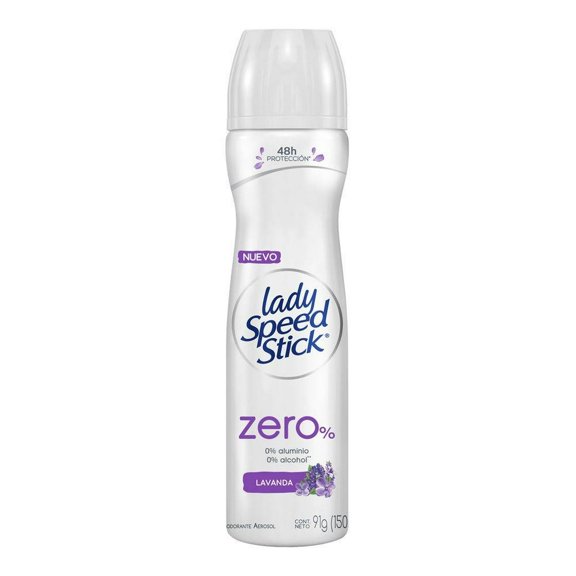 Lady Speed Stick zero% lavanda deodorant spray 91 g