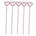 thumbnail image 4 of WASHWEPE 10Ud Clips De Metal Rosa Para Fotos Y Notas Con Corazón Para Oficina, 4 of 8