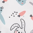 thumbnail image 5 of CAICJ98 Newborn Baby Girl My 1st Easter Outfit Long Sleeve Bunny Romper Headband 2Pcs Clothes Set (Mint Green,3-6 Months), 5 of 7