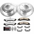 thumbnail image 3 of PowerStop Rear Z36 Truck & Tow Carbon-Fiber Ceramic Brake Pad and Drilled and Slotted Rotor Kit Fits: CHEVROLET GMC Select Models K5225-36, 3 of 9