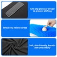 thumbnail image 4 of Gel Seat Cushion Honeycomb, 15.7"×13.8" Cooling Breathable with Washable Cover, Blue, Office Car, 4 of 8