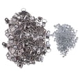 thumbnail image 1 of 200x single hole mounting hooks with screws for hanging picture frames, 1 of 8