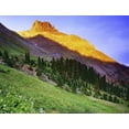 thumbnail image 2 of Flaherty, Dennis 32x25 Black Ornate Wood Framed with Double Matting Museum Art Print Titled - USA, Colorado Sunset on Yankee Boy Basin, 2 of 4