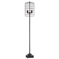 thumbnail image 3 of JONATHAN Y Odette 65" Industrial Metal Floor Lamp, Black/Silver, JYL4030A, 3 of 7