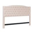 thumbnail image 2 of Elle Decor Celeste King Size Headboard Blush Pink Velvet, 2 of 5