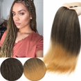 thumbnail image 2 of Benehair Ombre Jumbo Braids Hair Extensions 26" Afro Box Braiding Crochet Twist Braided Ponytail for Woman, 2 of 9