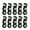 Black, variant on 10Pcs Outdoor Camping Tent Rope Buckles 3 Hole Rope Tensioner Guyline Cord Adjuster Tent Tensioner Tent Wind Rope Buckle