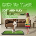 thumbnail image 6 of Reusable Dog Loo System with Artificial Grass Turf&Pee Pads&Tray, for Puppy Potty Training is Portable&Easy to Clean,35x23in Large Dog Litter Box Toilet for Indoor/Outdoor use (35.6''x23.6''), 6 of 7