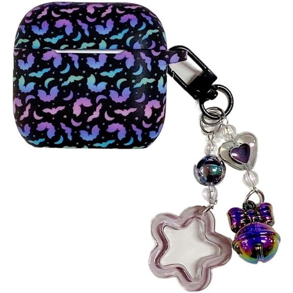 Case for Airpods 4th Generation,Creative Pattern Full-Protection Protective Cover,Soft Earphone Shell for Boys Girls (B)
